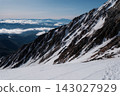 Hakuba-dake of the remaining snow 143027929