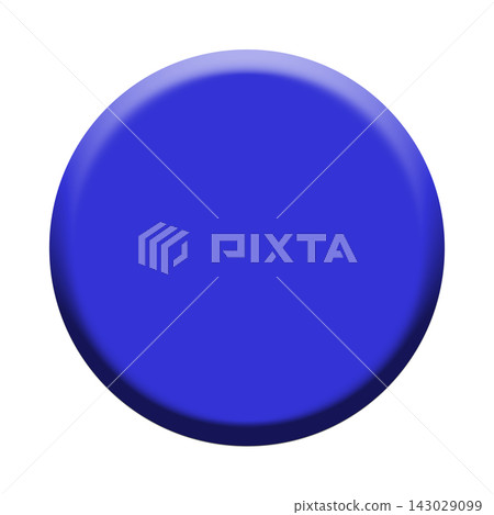 Three-dimensional round button icon Three-dimensional round button icon 143029099