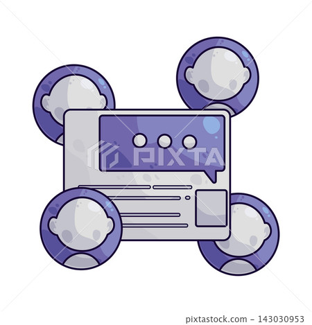 Illustration of Online Forum Illustration of Online Forum 143030953