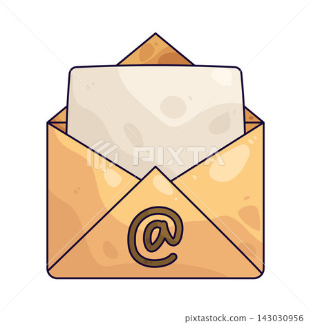 Illustration of email Illustration of email 143030956