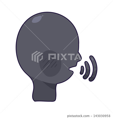 Illustration of human voice Illustration of human voice 143030958
