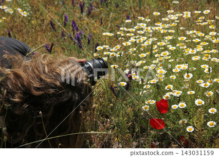 Spring and woman Spring and woman 143031159