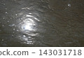 Sunlight Reflection on Wet Sand and Shallow Sea Water Wave 143031718