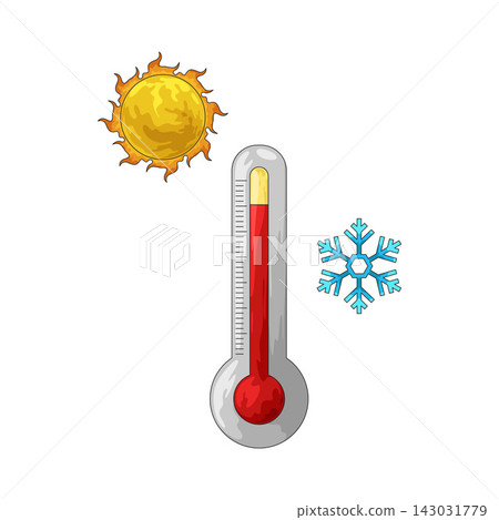 Illustration of Temperature Illustration of Temperature 143031779