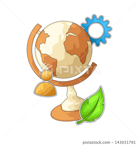 Illustration of Globe Illustration of Globe 143031791