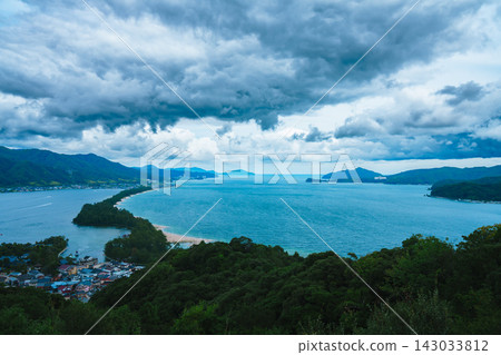 The beautiful scenery of Amanohashidate in Kyoto The beautiful scenery of Amanohashidate in Kyoto 143033812