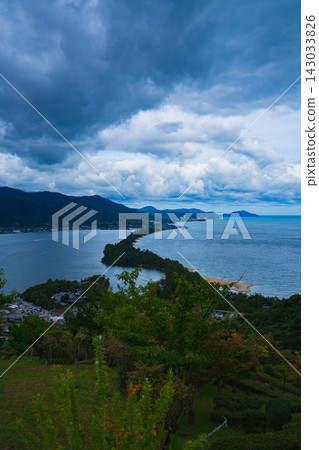 The beautiful scenery of Amanohashidate in Kyoto The beautiful scenery of Amanohashidate in Kyoto 143033826