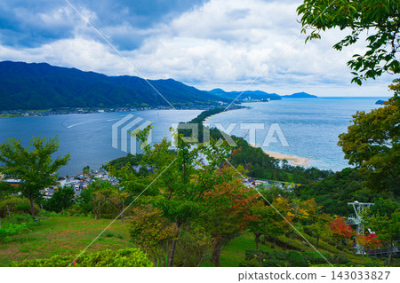 The beautiful scenery of Amanohashidate in Kyoto The beautiful scenery of Amanohashidate in Kyoto 143033827