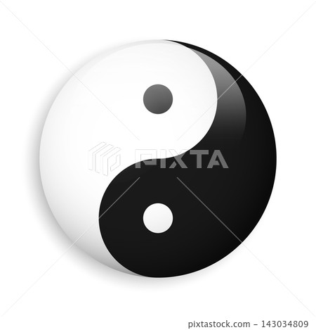 The yin and yang symbol represents the balance of opposing forces found in nature. It illustrates the interconnectedness and harmony necessary for maintaining equilibrium in life. The yin and yang symbol represents the balance of opposing forces found in nature. It illustrates the interconnectedness and harmony necessary for maintaining equilibrium in life. 143034809
