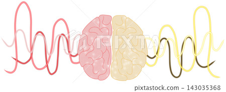 brain waves illustration brain waves illustration 143035368