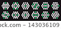 Stylized honeycomb elements. Comb like forms arranged in varied compositions flat vector illustration set. Decorative bee hive motifs 143036109