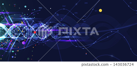 Science dna design, neural pathways, molecular strands background Science dna design, neural pathways, molecular strands background 143036724