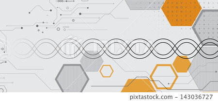 Science dna design, neural pathways, molecular strands background 143036727