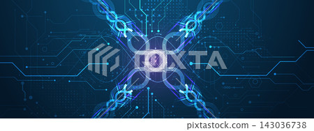 Science dna design, neural pathways, molecular strands background Science dna design, neural pathways, molecular strands background 143036738
