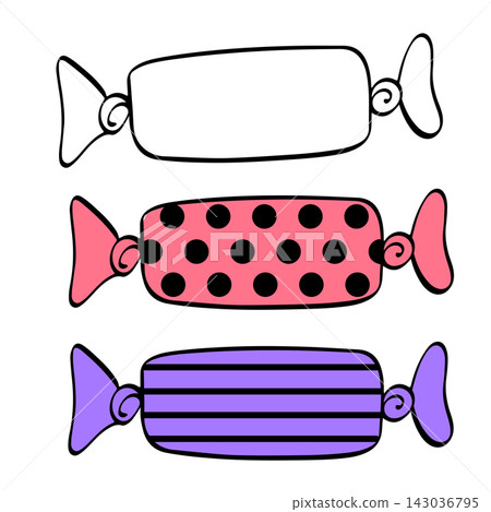 Candy Font Isolated icon hand drawn illustration. Vector graphic line ink art. Perfect for logo, branding, packaging, labels, and modern decor design. For logo, web, package, sticker Candy Font Isolated icon hand drawn illustration. Vector graphic line ink art. Perfect for logo, branding, packaging, labels, and modern decor design. For logo, web, package, sticker 143036795