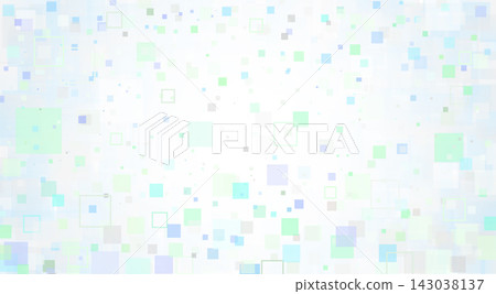 Abstract digital image combined with colorful squares Abstract digital image combined with colorful squares 143038137