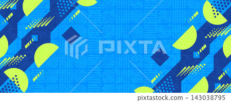 Abstract Background with Geometric Composition, Dotted Patterns, and Texture Effects. Banner Design for Sports, Games, and Other Events Abstract Background with Geometric Composition, Dotted Patterns, and Texture Effects. Banner Design for Sports, Games, and Other Events 143038795