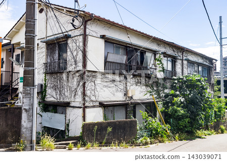 Abandoned apartment building Abandoned apartment building 143039071
