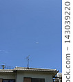moon floating in the blue sky 143039220