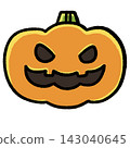Cute Jack O'Lantern illustration 143040645