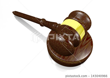 3D gavel - justice/ law concept 3D gavel - justice/ law concept 143040966