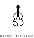 A simple illustration of a viola 143041588