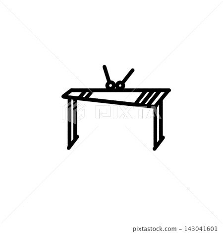 A simple illustration of a xylophone A simple illustration of a xylophone 143041601