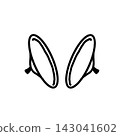 Simple illustration of a cymbal 143041602