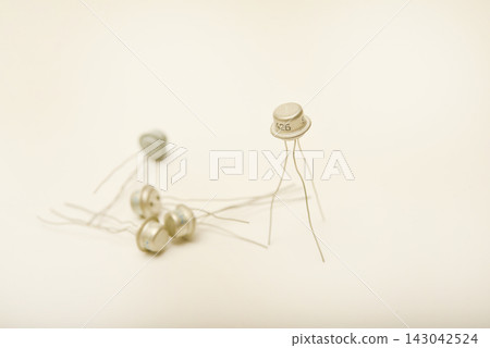 Transistors in a metal case. Semiconductor elements. 143042524