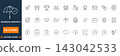 set of icons 143042533