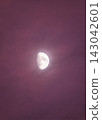 A white moon in a red sky 143042601