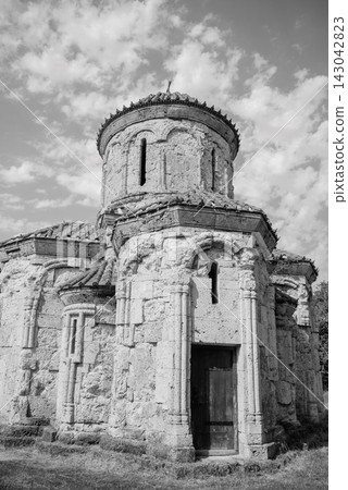 Kvetera Fortress with the Kvetera Church, 10th century Georgian Orthodox architecture in the Kakheti Region of Georgia Kvetera Fortress with the Kvetera Church, 10th century Georgian Orthodox architecture in the Kakheti Region of Georgia 143042823