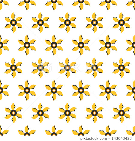 Seamless pattern with throwing star ninja weapon icons, ideal for martial arts branding, gaming, apparel and Japanese-themed textile design. Seamless pattern with throwing star ninja weapon icons, ideal for martial arts branding, gaming, apparel and Japanese-themed textile design. 143043423