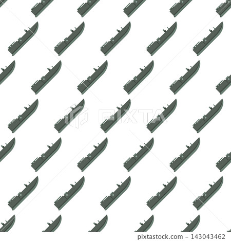 Seamless pattern with military livery surface unmanned naval vessel icons, ideal for defense, tech, gaming and military-themed textiles, branding and packaging design. Seamless pattern with military livery surface unmanned naval vessel icons, ideal for defense, tech, gaming and military-themed textiles, branding and packaging design. 143043462