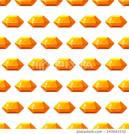 Seamless pattern with yellow citrine gemstones, ideal for jewelry branding, luxury packaging, textiles and fashion-related design projects. Seamless pattern with yellow citrine gemstones, ideal for jewelry branding, luxury packaging, textiles and fashion-related design projects. 143043532