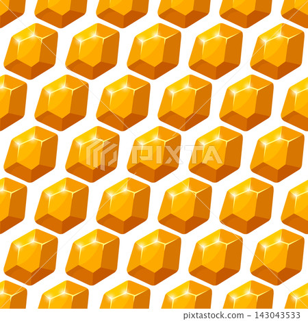 Seamless pattern with yellow citrine gemstones, ideal for jewelry branding, luxury packaging, textiles and fashion-related design projects. Seamless pattern with yellow citrine gemstones, ideal for jewelry branding, luxury packaging, textiles and fashion-related design projects. 143043533