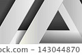 High contrast black and white abstract minimal geometric polygonal design 143044870