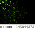 Green minimal arrows and lines elements abstract geometric background 143044878