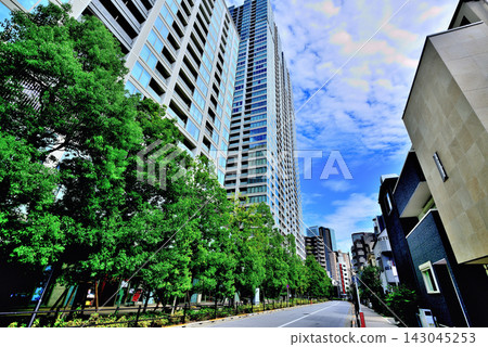 白金天空是一座大型塔樓住宅,位於東京港區白金高輪,這是一個高級住宅區。 白金天空是一座大型塔樓住宅,位於東京港區白金高輪,這是一個高級住宅區。 143045253