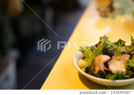 Fresh chicken salad bowl Fresh chicken salad bowl 143045307