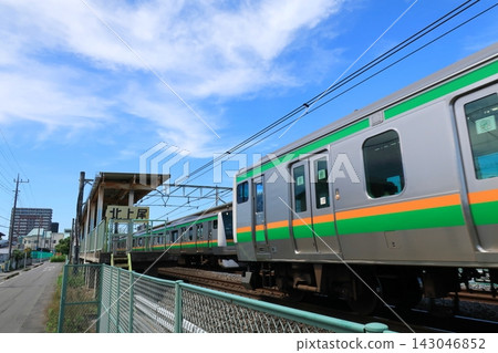 JR東日本高崎線北上尾站附近的景色 JR東日本高崎線北上尾站附近的景色 143046852