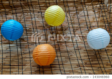 Summer's nostalgic scenery and lanterns Summer's nostalgic scenery and lanterns 143046960