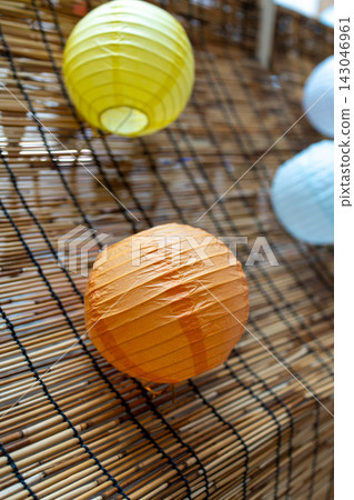 Summer's nostalgic scenery and lanterns Summer's nostalgic scenery and lanterns 143046961