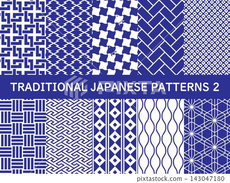 Simple Japanese Pattern Seamless Vector Swatch Pattern Set 2 Simple Japanese Pattern Seamless Vector Swatch Pattern Set 2 143047180