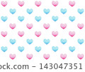 [色鉛筆] 心形背景插圖 143047351