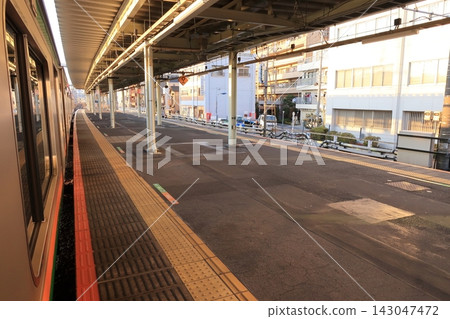 Scenery at Oku Station on the JR East Tohoku Main Line Scenery at Oku Station on the JR East Tohoku Main Line 143047472