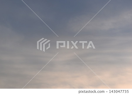 beautiful golden sky and white cloud background in springtime 143047735