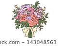 Wedding bouquet 143048563