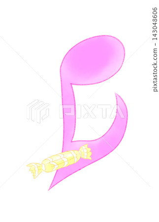 Musical notes with candy Musical notes with candy 143048606