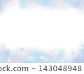 Blue watercolor frames, perfect for winter. 143048948